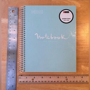 BRAND NEW Sky Blue (Freedom) A5 Miquelrius Dotted Notebook with Script Cover